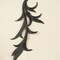2 Pieces Black Leaf Applique Embroidery Iron On Patches for Jackets and Accessories 5" in Length